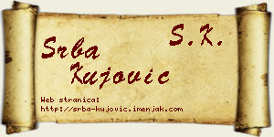 Srba Kujović vizit kartica